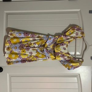 Puff Sleeve Mini Dress